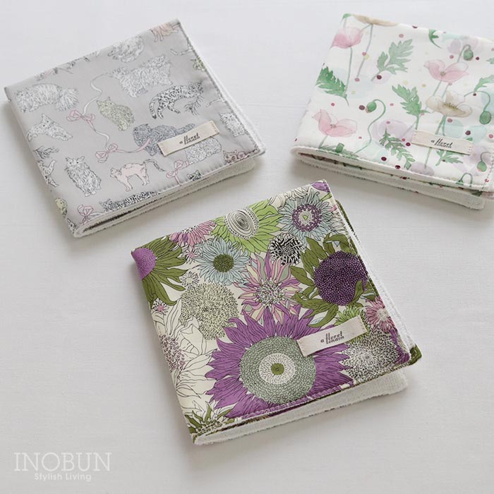 リバティ タナローンステッチハンドタオル スモールスザンナ LI フローレットロンドン ハンカチ Small Susanna ギフト