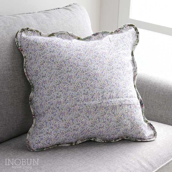 限定価格 キルト クッションカバー フラワーガーデン 45 × 45cm 花柄