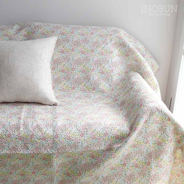 在庫限り終了】限定価格 キルト マルチカバー リトルフラワー 190