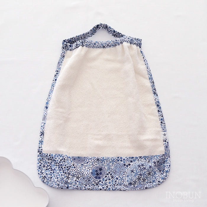 リバティ LIBERTY おりこうタオルエプロン Adelajda アデラジャ ブルー