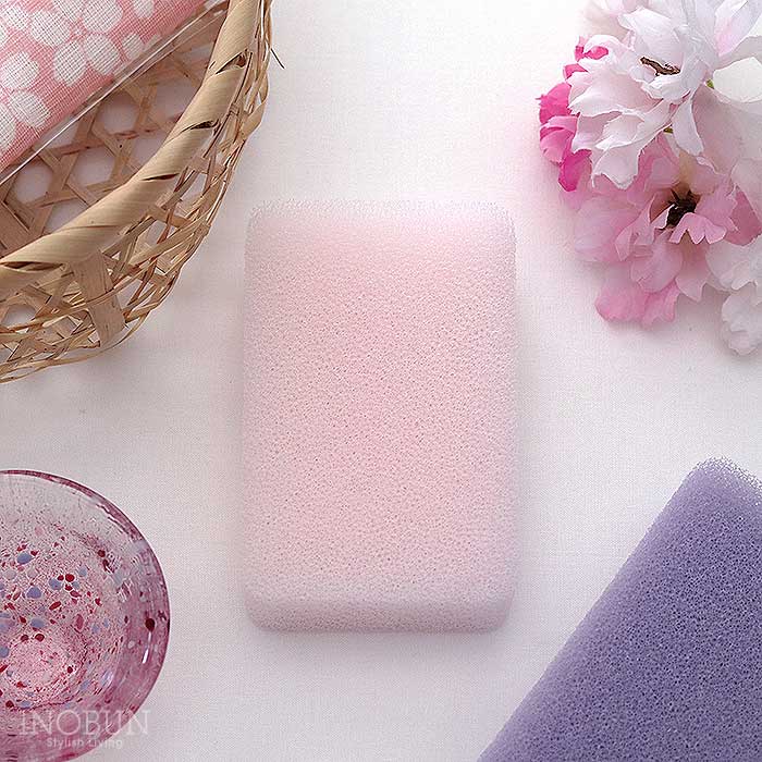 【限定色】亀の子スポンジ サクラ 桜 ピンク 食器洗い 抗菌 銀イオン 日本製 新生活 母の日