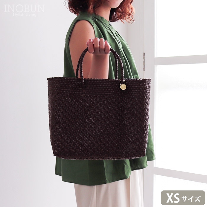 メルカド バッグ レトラ XSサイズ TAPETE SOLID ブラウン タペテ Letra