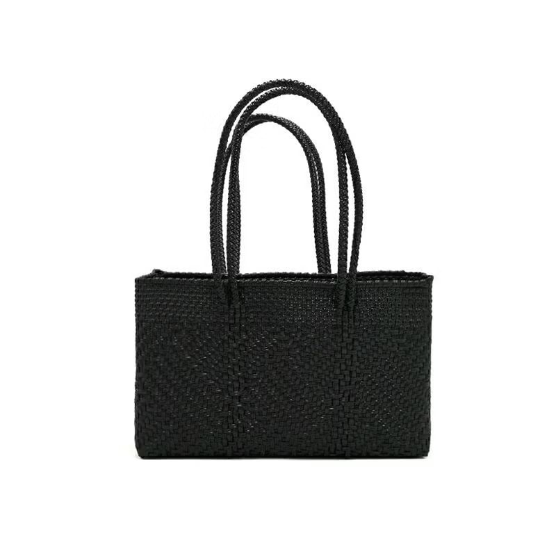 ラドロー　シャーリングハンドルバッグ M (Velvet) (ブラック/F) Shirring handle bag velvet S | LUDLOW