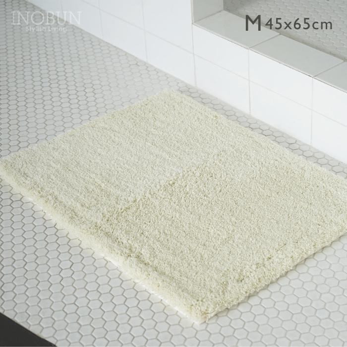 毎日つかう バスマット M 45 x 65cm アイボリー 抗菌防臭 速乾 すべり止め加工 calmland カームランド 新生活