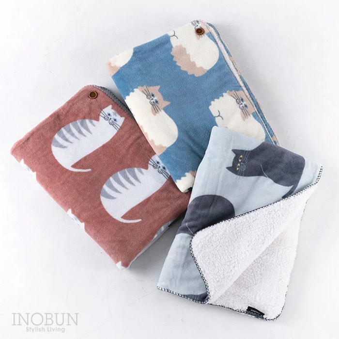コピーヌ ブランケット GRAY グレー Finissage Home ねこ ヘミングス
