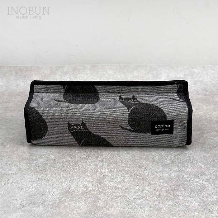 コピーヌ tente テンテ ティッシュカバー GRAY グレー 日本製 Finissage Home ねこ ヘミングス