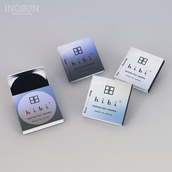hibi ヒビ 10MINUTES AROMA sense. 3種ギフトボックス お香 マッチ Sea