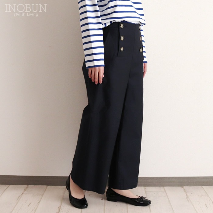 再入荷予定なし】イノブン別注 Vent d'ouest 裏リバティ マリンパンツ