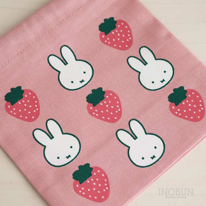 ミッフィー ミニ巾着 コップ袋 イチゴ 日本製 入園入学