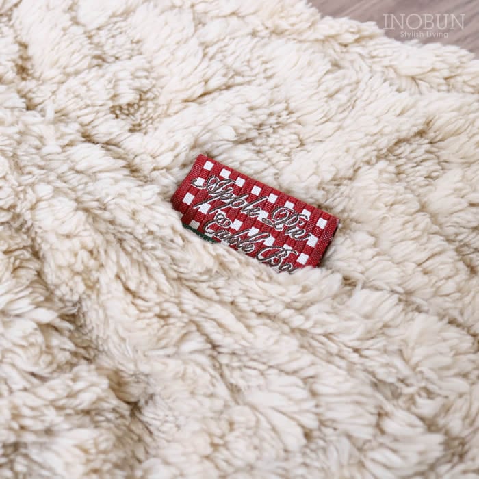 在庫限り終了】ブランケット アップルパイ ケーブルボア L 大判サイズ