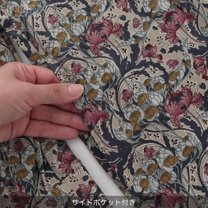 Parkes LIBERTY バンドカラーフレアワンピース コーデュロイ BELTON/J25AU