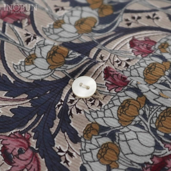 Parkes LIBERTY バンドカラーフレアワンピース コーデュロイ BELTON/J25AU