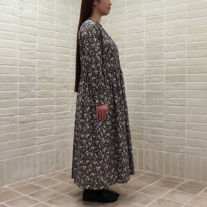 でこちゃんリバティ使用ワンピース Vent d'ouest LIBERTY リバティ クラフトマンシップワンピース CAPEL