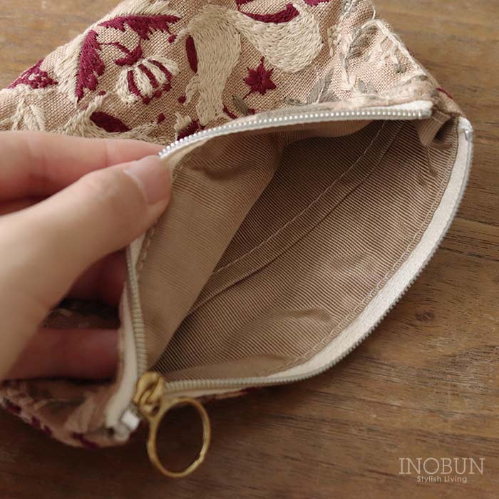 ten to sen BASICポーチ リスノモリ SBE 点と線模様製作所生地 化粧