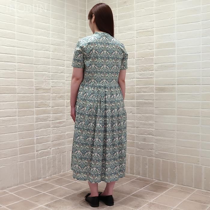 匿名配送☆スナイデル　タグ付きウィリアムモリスパフスリーブワンピース 匿名配送☆スナイデル タグ付きウィリアムモリスパフスリーブ