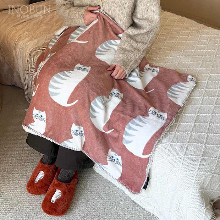 コピーヌ ブランケット TERRACOTTA テラコッタ Finissage Home ねこ