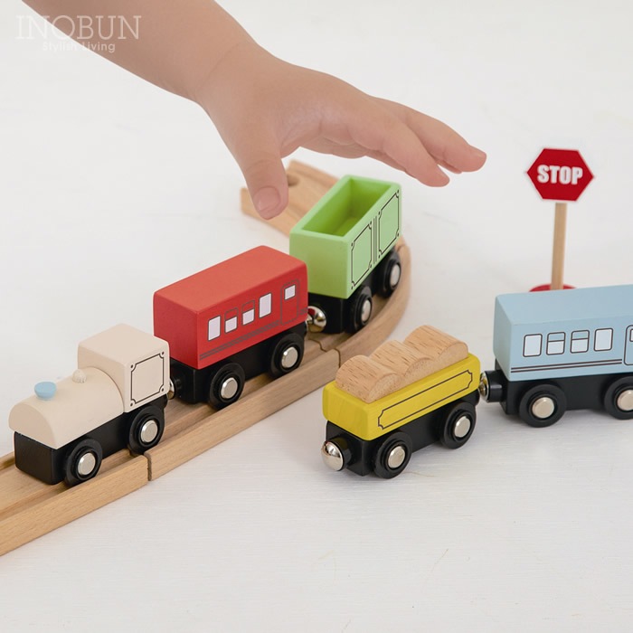 森の遊び道具シリーズ ほしぞらエクスプレス 木のおもちゃセット 木製