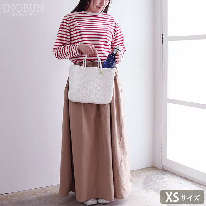 メルカド バッグ レトラ XSサイズ 花柄 ホワイト ROMBO ロンボ Letra