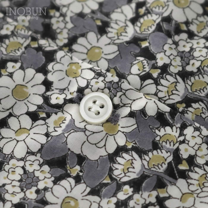 リリー様 Parkes リバティ 角衿レギュラーシャツ ピカデリーポプリン生地