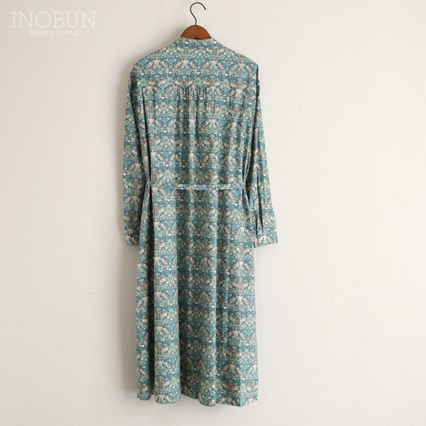 在庫限り パラスパレスウエストリボンインディゴワンピース リアルサープラス