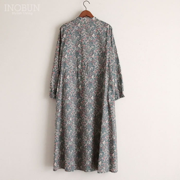 再入荷予定なし】Crespi リバティ ドロストリボンワンピース