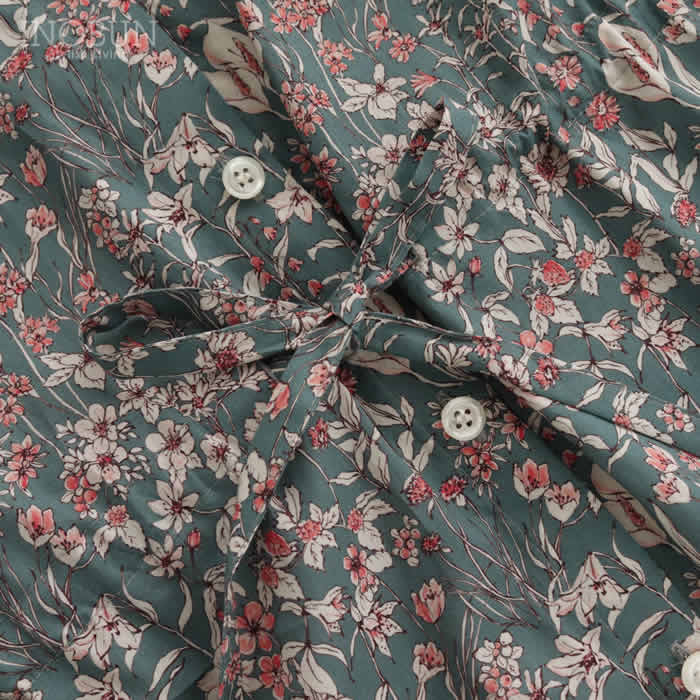 再入荷予定なし】Crespi リバティ ドロストリボンワンピース