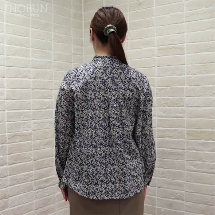 Parkes リバティ スタンドフリルAラインブラウス Wiltshire Bud/DE