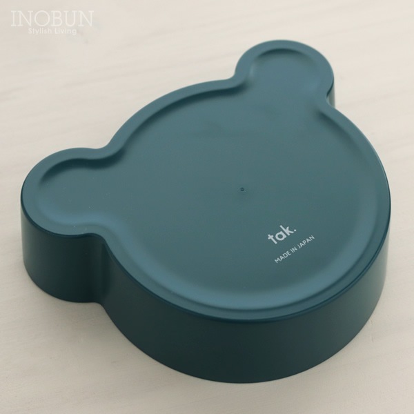 HOME DISH//  クマ出品 子供用食器 tak KIDS DISH クマ型ボウル S ネイビー 日本製 bowl