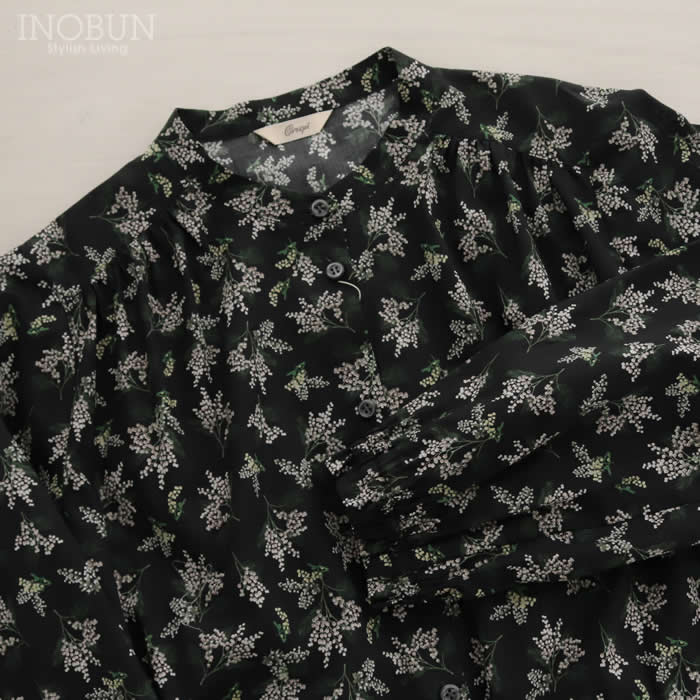 再入荷予定なし】Crespi リバティ ドロストリボンワンピース Ms Mimosa