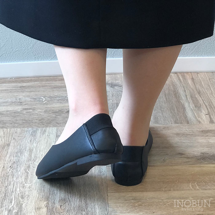 レプリエ ノイエ 携帯スリッパ 折りたたみスリッパ ブラック Lサイズ