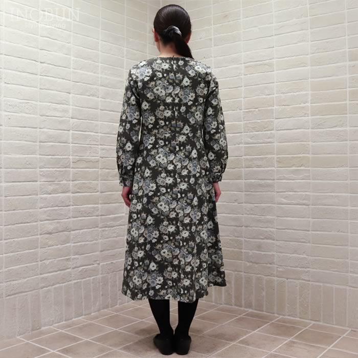 Crespi LIBERTY コットンフランネル ワンピース MADE LEINE リバティ