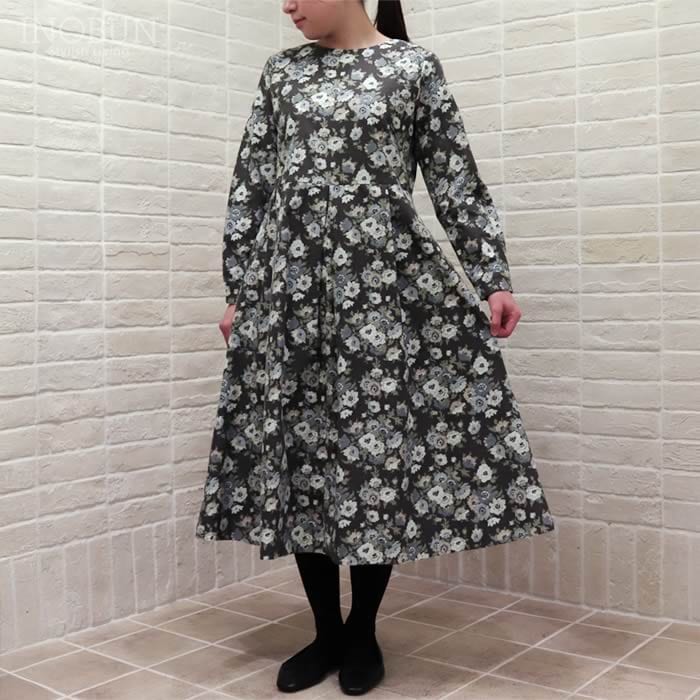 Crespi LIBERTY コットンフランネル ワンピース MADE LEINE リバティ