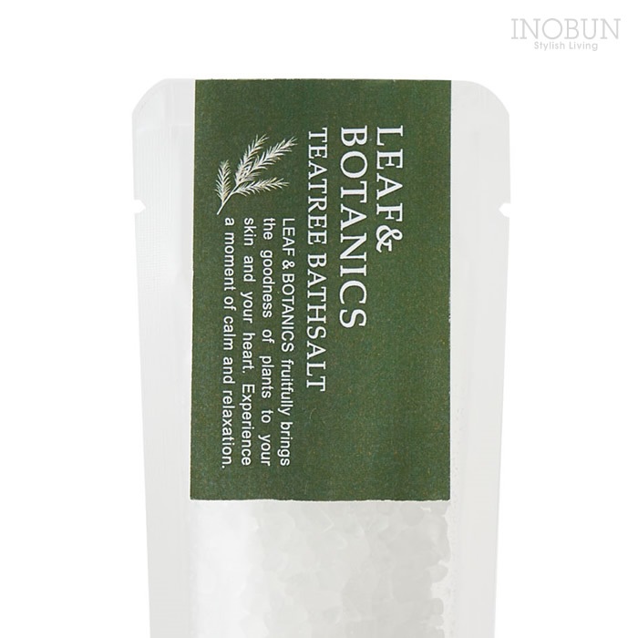 リーフ＆ボタニクス バスソルト ティーツリー(40g×72セット)[バスソルト] リーフ＆ボタニクス バスソルト LEAF＆BOTANICS 40g x 3袋セット