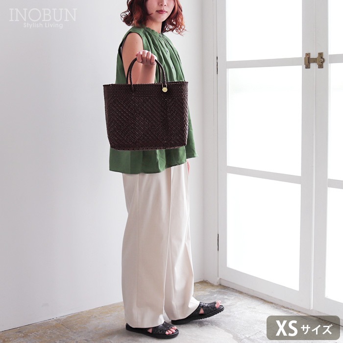 メルカド バッグ レトラ XSサイズ TAPETE SOLID ブラウン タペテ Letra