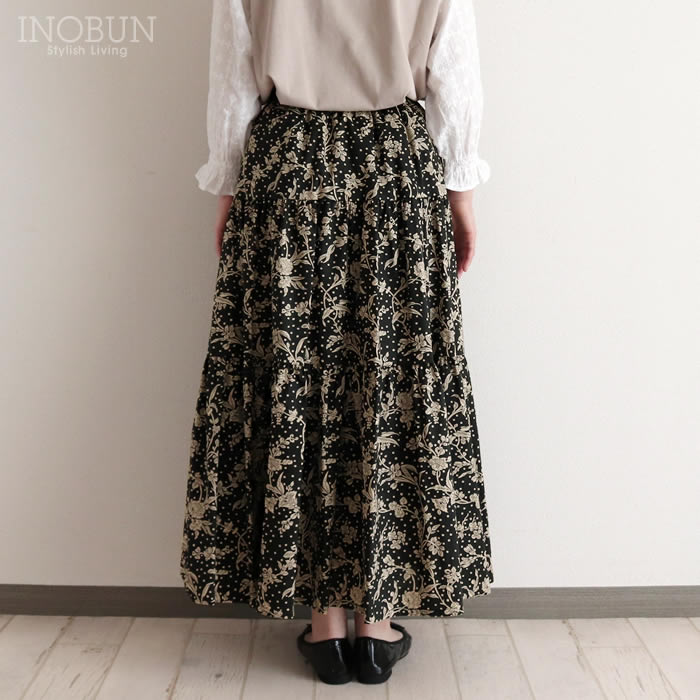 ハンドメイドリバティティアードスカート ハンドメイドリバティティアードスカート