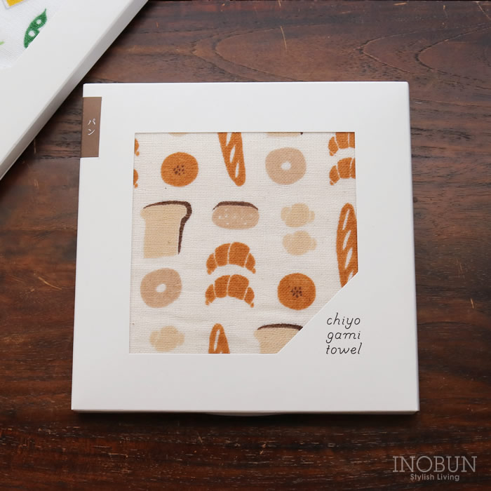 千代紙タオル chiyogami towel フェイスタオル パン 手土産 ご
