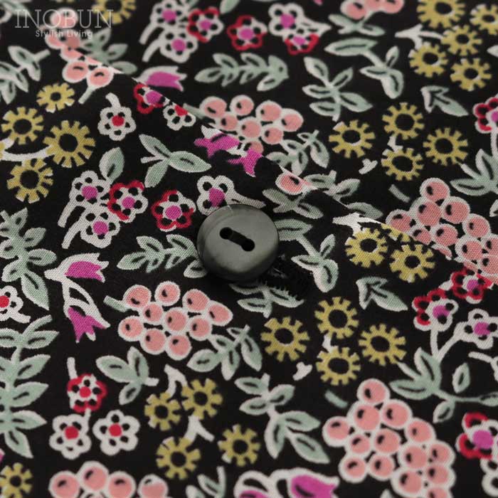 J.Sloane リバティ スタンドフリルブラウス Mサイズ 長袖 Berry Charm