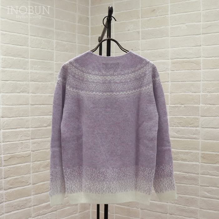 Harley of Scotland フェアアイルセーター パープル系 ハーレーオブ