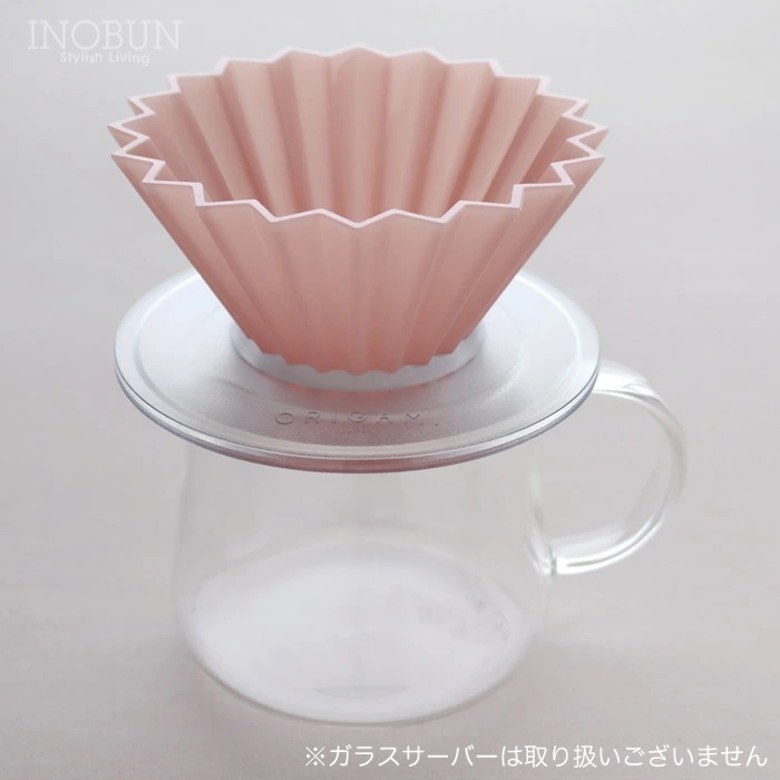 ORIGAMI ドリッパー エアー S クリアホルダーセット マットピンク 日本