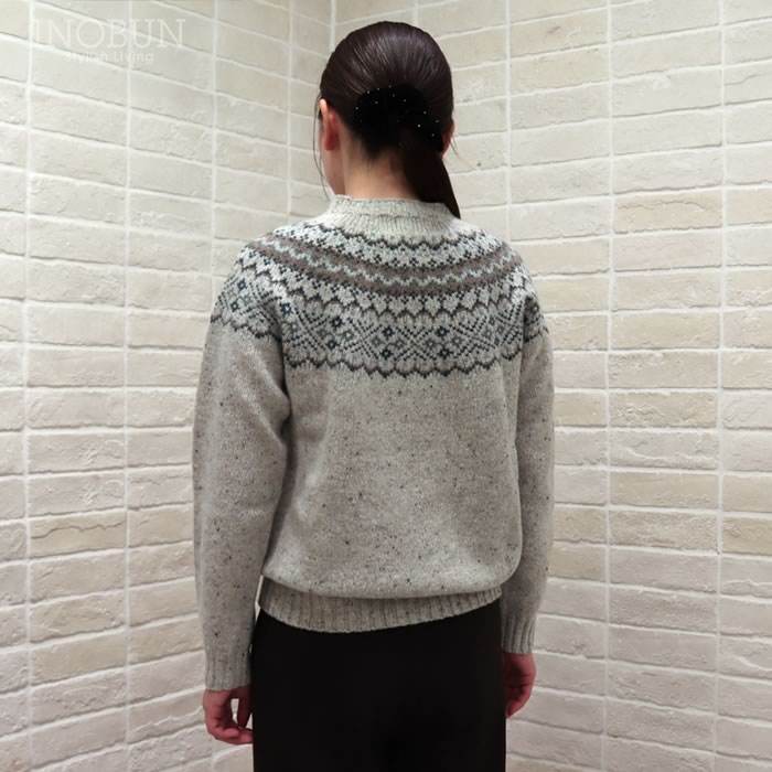 Harley of Scotland フェアアイルセーター グレー系 ハーレーオブ