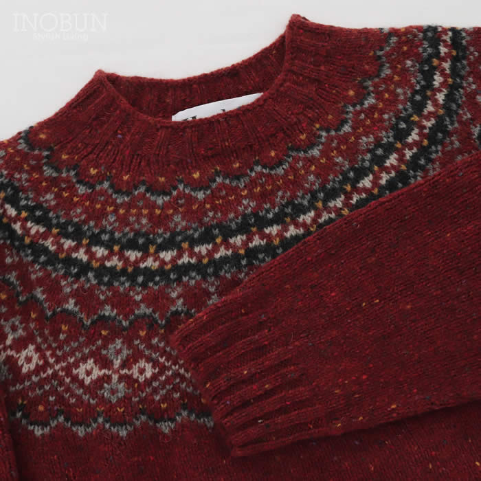 Harley of Scotland フェアアイルセーター HOY ハーレーオブ