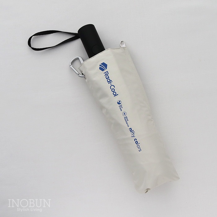 期間限定10％OFF】ラディクール 日傘 自動開閉 耐風 ベージュ 58cm