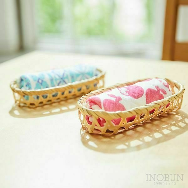 白雪ふきん 友禅染 ハワイアンキルト 30 x 40cm レッド ハイビスカス