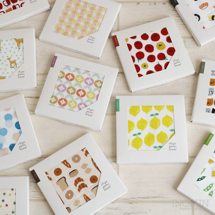 千代紙タオル chiyogami towel フェイスタオル お寿司 手土産 ご