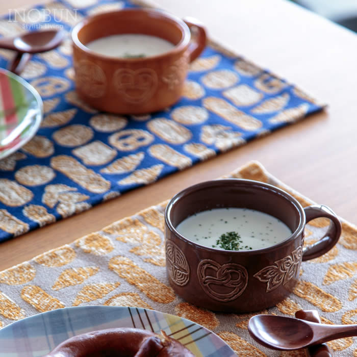 ビーバゲット B.Baguette プレイスマット L ランチョンマット ネイビー