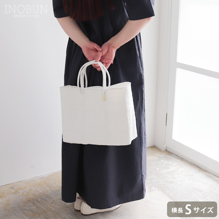 メルカド バッグ レトラ 横長Sサイズ ミモザ ホワイト MIMOSA SHORT