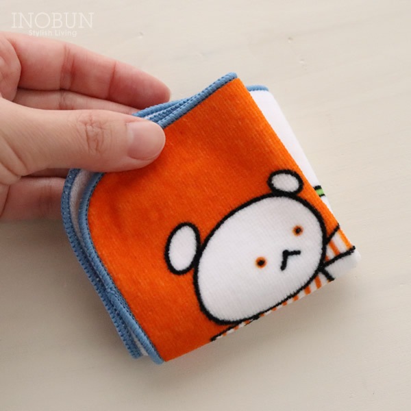 こぐまちゃん キッズ パイルミニハンカチ ほっとけーき 子供ハンカチ