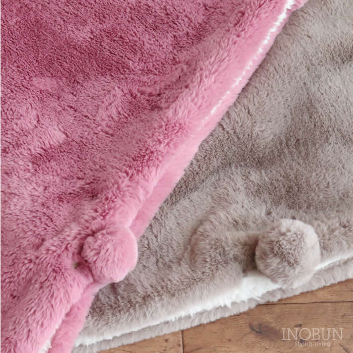今季在庫限り終了】ブランケット LIttle fluffy4 ひざ掛け 100 × 70cm 
