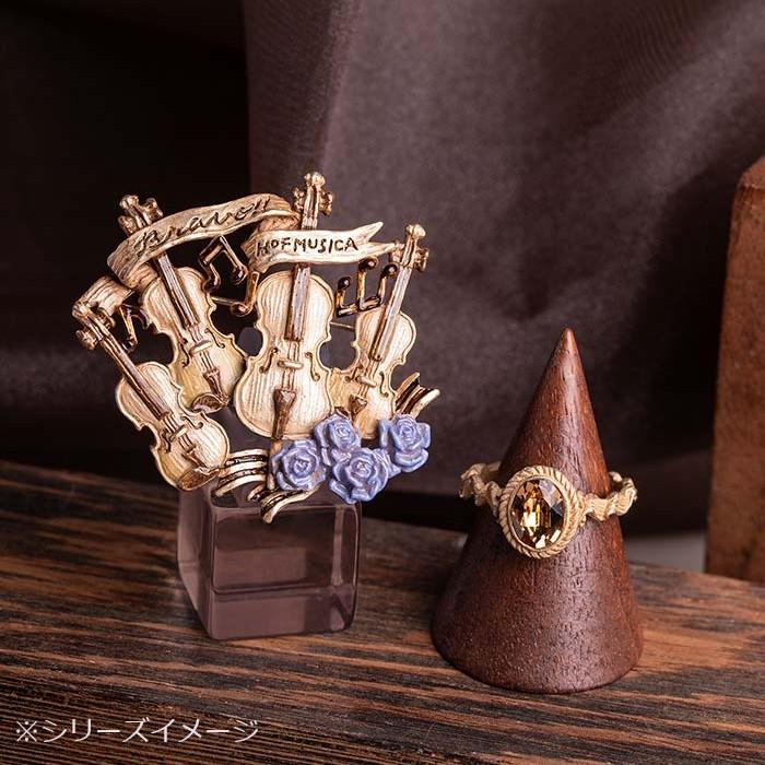 nocchiRuby CASTELセット商品　装飾用 パルナートポック HOFMUSICA カルテット ブローチ 音楽モチーフ