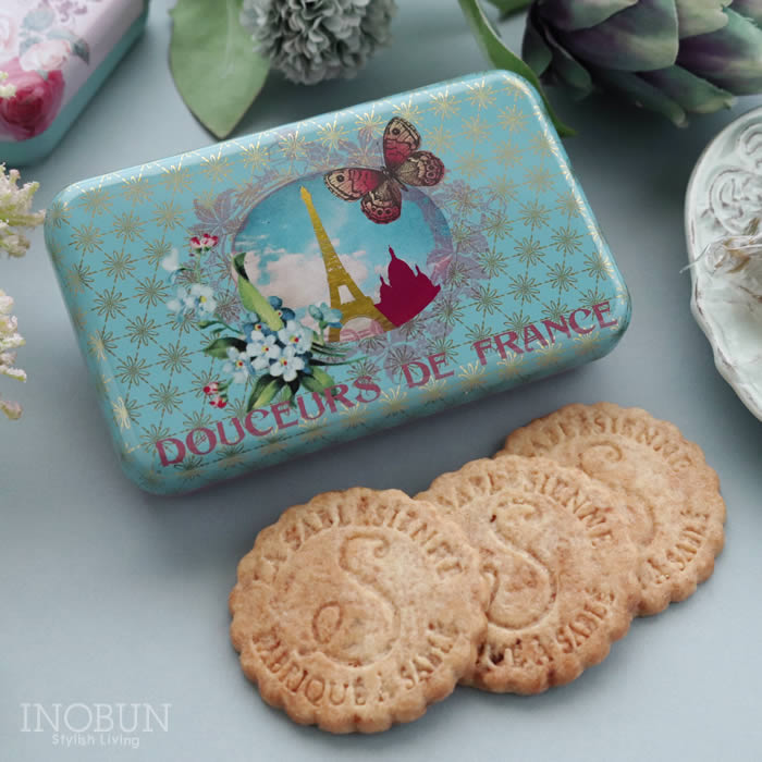 ラ・サブレジエンヌ ミニ缶 パリブルー ピュアバター フランス産